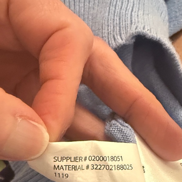 Polo Ralph Lauren Boys V-Neck Sweater – Light Blue – Size 7 - Picture 8 of 10